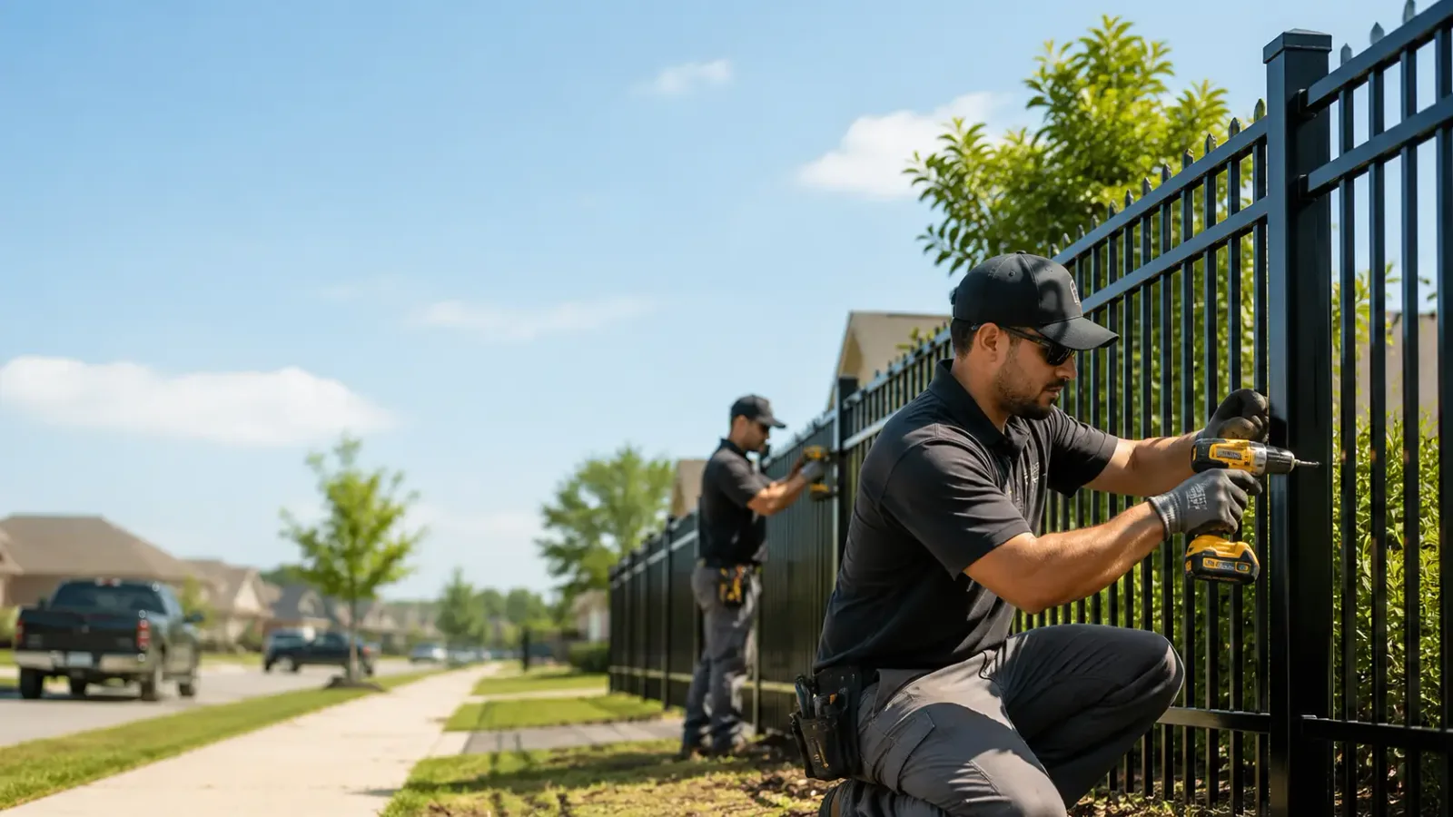 Metal Fence Installation in Camp Hill, PA